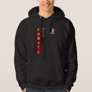 France Karate French flag Kyokushinkai Dojo shotok Hoodie