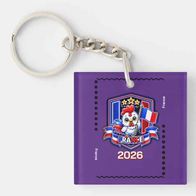 France Kids Key Ring (Front)
