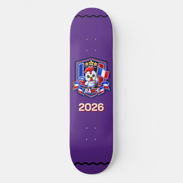 France Kids Skateboard (Front)