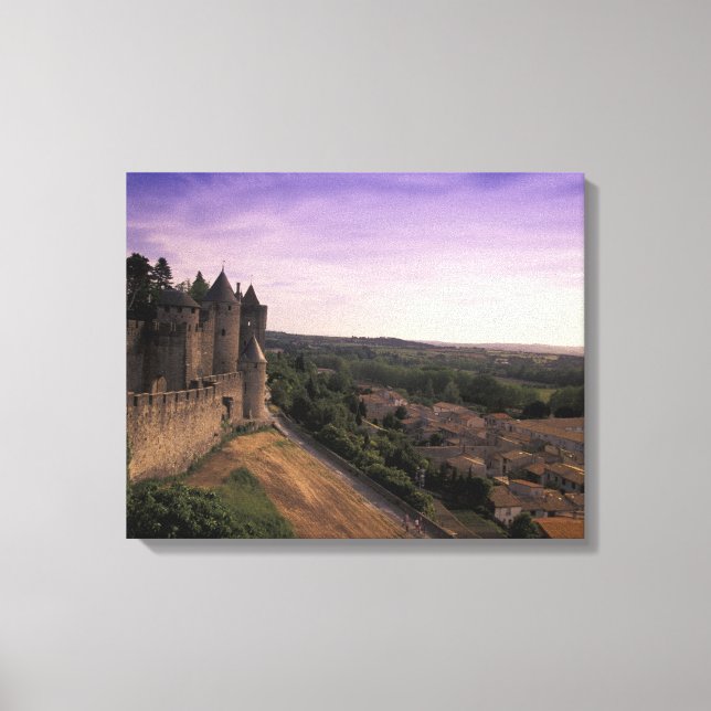 FRANCE, Languedoc Carcassonne Canvas Print (Front)