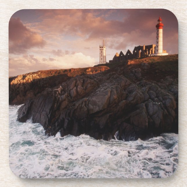 France, lighthouse at dawn coaster (Front)