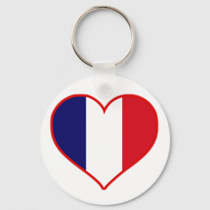 France Love Key Ring