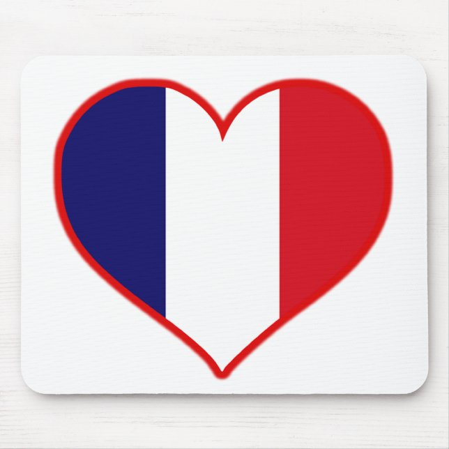 France Love Mouse Mat (Front)