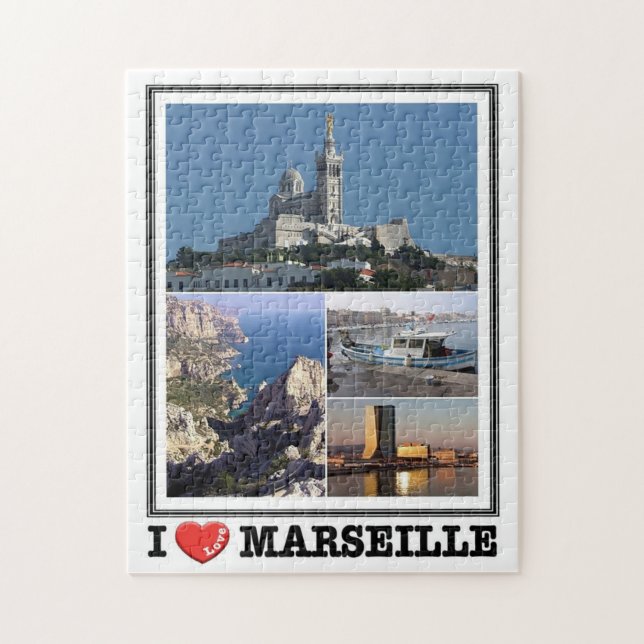 France - Marseille - Jigsaw Puzzle (Vertical)