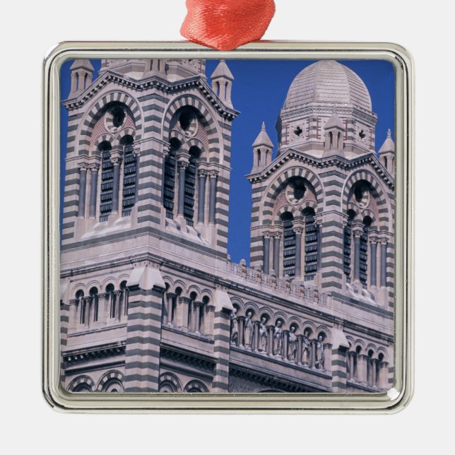 France, Marseille, Provence. Cathedral de la Metal Tree Decoration (Front)
