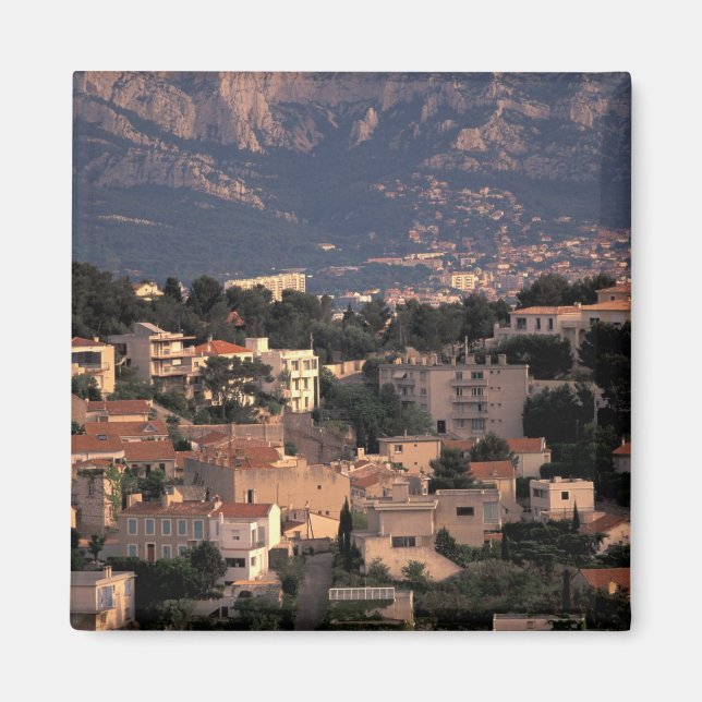 France, Marseille, Provence. Southern suburbs Magnet (Front)