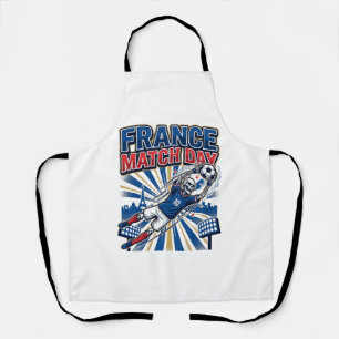 France Match Day Skeleton Striker Nations High Ene Apron