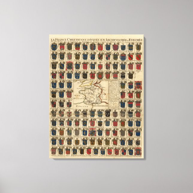 France Military Canvas Print (Front)