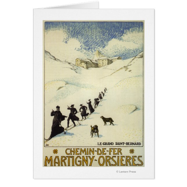 France - Monks Skiing (Front)