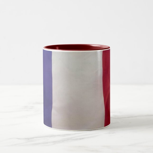 France -Mug- Two-Tone Coffee Mug (Center)