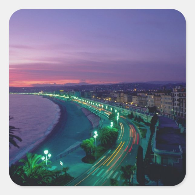 France, Nice. Square Sticker (Front)
