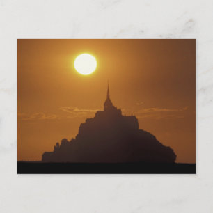 France, Normandy. Mont Saint Michele Postcard