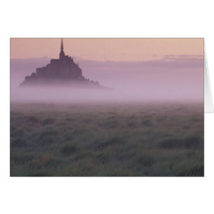 FRANCE, Normandy Mont St. Michel. Morning Mist