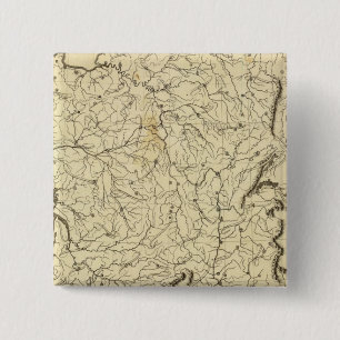 France outline 15 cm square badge
