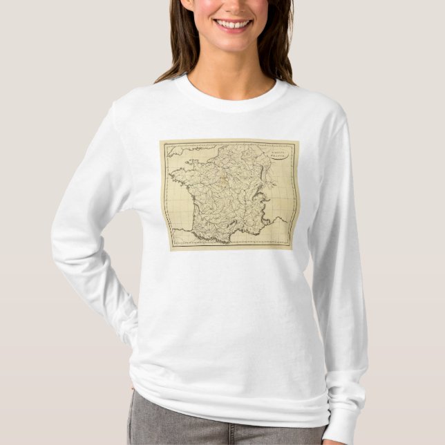 France outline T-Shirt (Front)