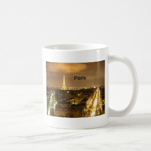 France Paris at night Eiffel Tower (by St.K) Coffee Mug
