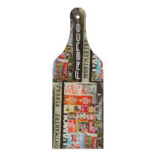 France Paris Cityscape Montmartre Area Cutting Board