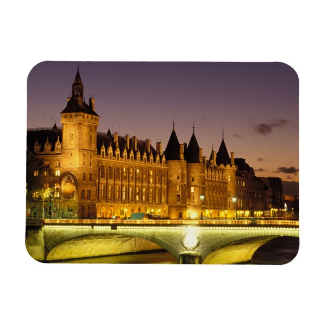 France, Paris, Conciergerie and river Seine at Magnet (Horizontal)