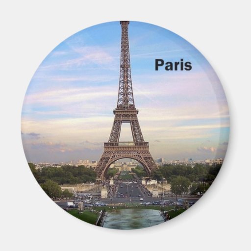 Image of France Paris Eiffel Tower (by St.K) Magnet