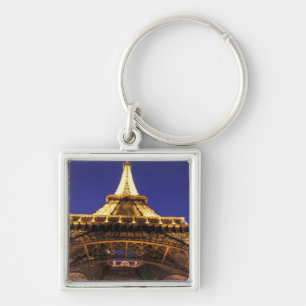 FRANCE, Paris Eiffel Tower, evening view Key Ring