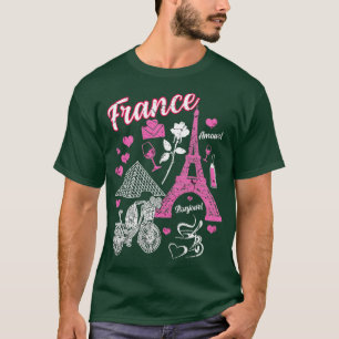 France Paris Eiffel Tower T-Shirt
