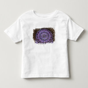France, Paris. Interior detail of stained glass Toddler T-Shirt