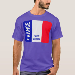 France Paris LDS Mormon Mission Missionary T-Shirt