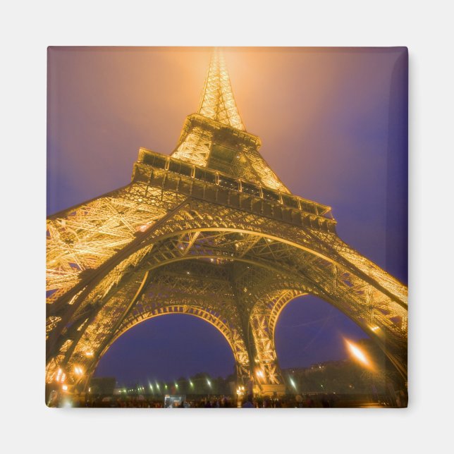 France, Paris. Looking up from base of Eiffel Magnet (Front)