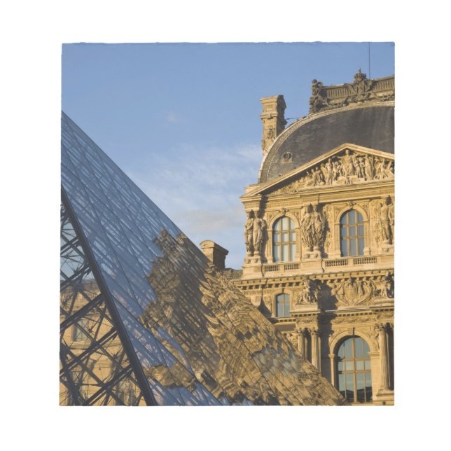 France, Paris, Louvre Museum and the Pyramid, Notepad (Front)