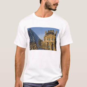 France, Paris, Louvre Museum and the Pyramid, T-Shirt