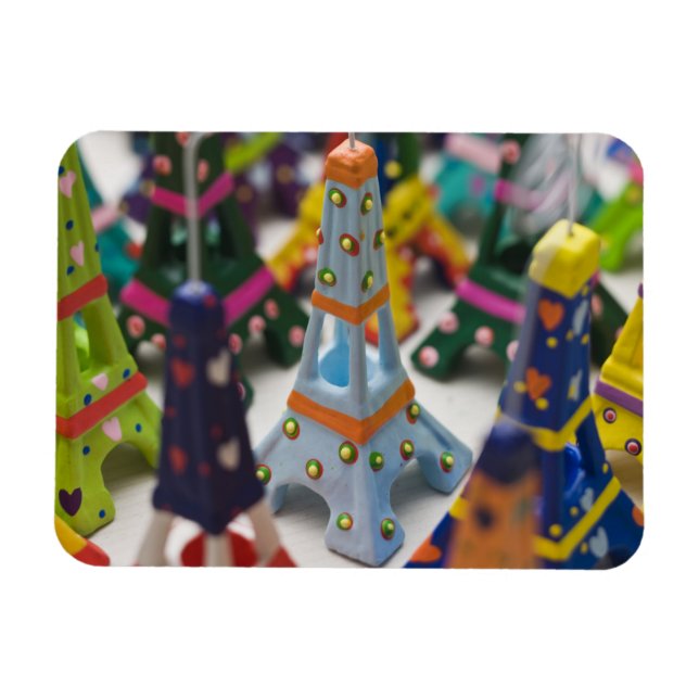 France, Paris, Miniature Eiffel Towers Magnet (Horizontal)