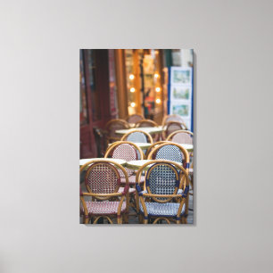 FRANCE, PARIS, Montmartre: Place du Tertre, Cafe 2 Canvas Print