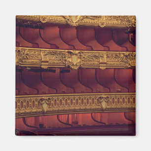 France, Paris. Partial view of balcony seating Magnet