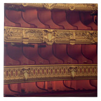 France, Paris. Partial view of balcony seating