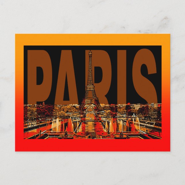 France Paris Postcard (Front)