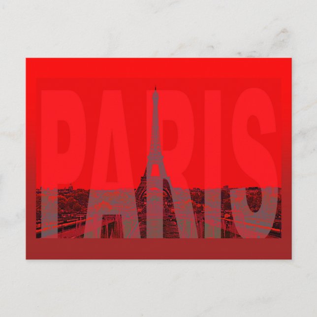 France Paris Postcard (Front)