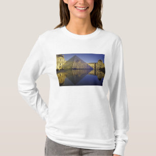 FRANCE, Paris Reflection, Pyramid. The Louvre T-Shirt
