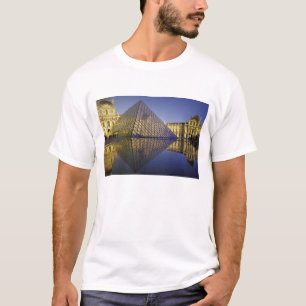 FRANCE, Paris Reflection, Pyramid. The Louvre T-Shirt