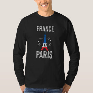 France Paris Souvenir Eiffel Tower French Love Fre T-Shirt