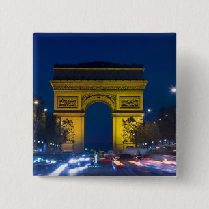 France, Paris. The Arc de Triomphe and the 15 Cm Square Badge