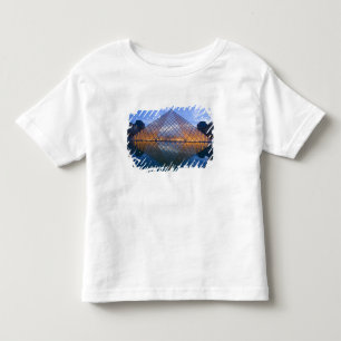 France, Paris. The Louvre at twilight. Credit Toddler T-Shirt
