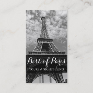 France Paris Tourist Coordinator Travel Agent Business Card