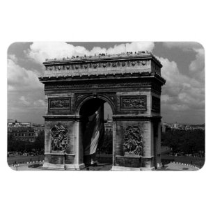 France Paris Triumphal arch Place Etoile 1970 Magnet