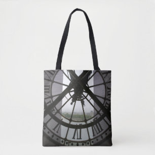 France, Paris. View across Seine River through Tote Bag
