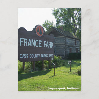 France Park Indiana Postcard