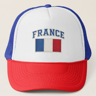 France Patriotic Flag Embroidered Hat