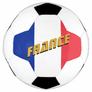 France Patriotic Football & French Flag