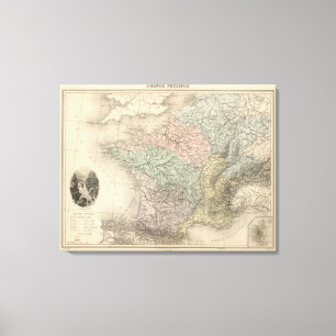 France Physique Canvas Print