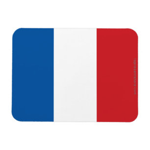France Plain Flag Magnet