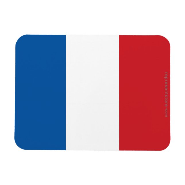 France Plain Flag Magnet (Horizontal)